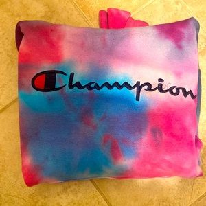 Tie dye champion hoodie